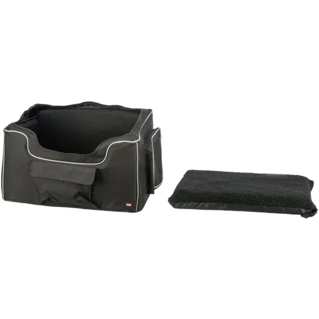 Autositz, 56 × 37 × 36 cm, schwarz/grau